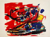 Musiques barbares, by Karel Appel, 1963