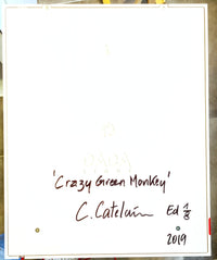 Crazy Green Monkey de Christophe Catelain, 2019 (vue 4)