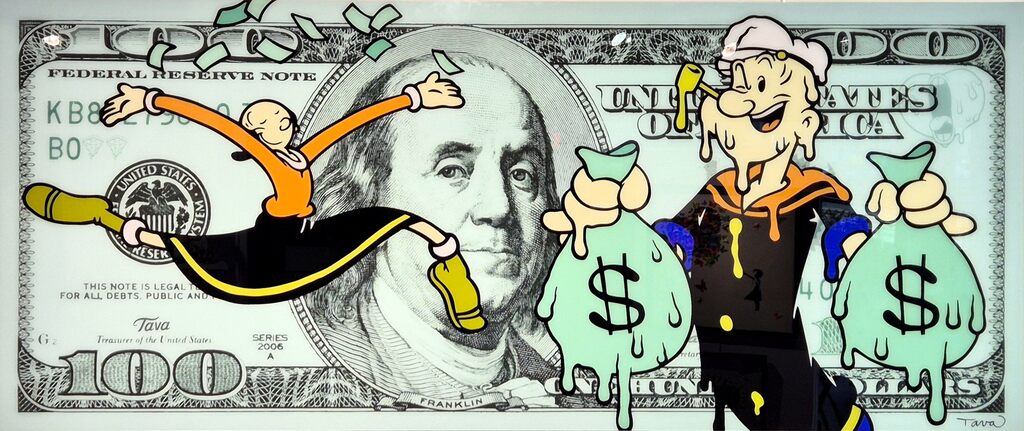 Spinach and Cash by Antoine Tavaglione, 2019
