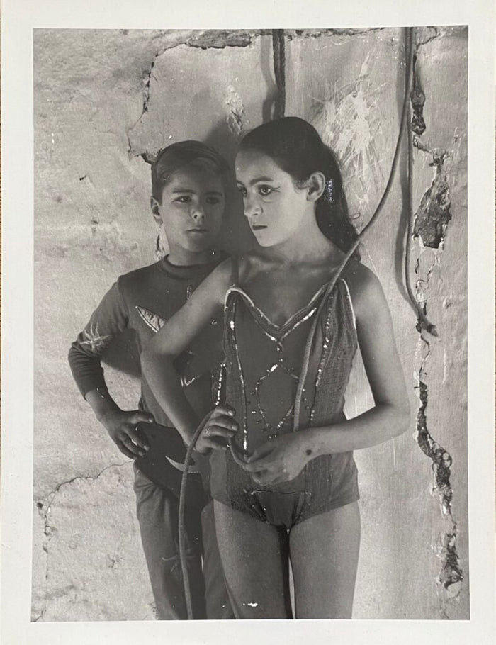 Acrobate et trapéziste, Arles by Lucien Clergue, 1955