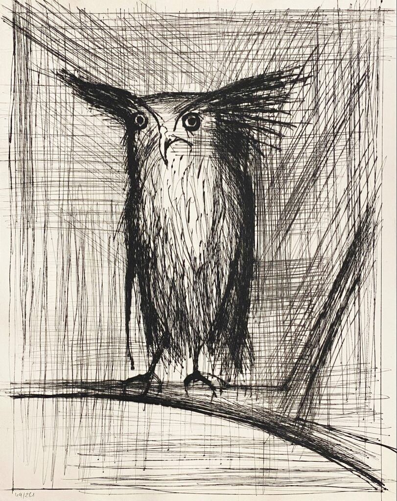 La chouette de Bernard Buffet, 1958