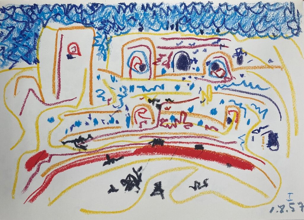 Toros y Toreros I de Pablo Picasso, 1961