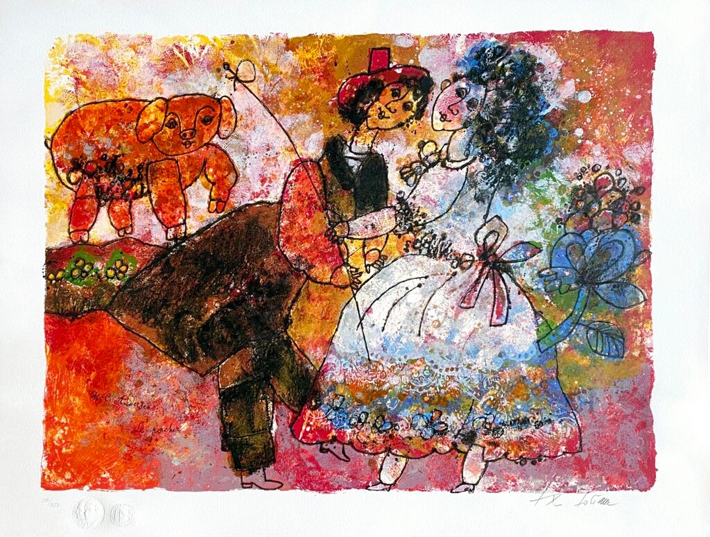 Le Porcher (The Swineherd) by Theo Tobiasse, 1978