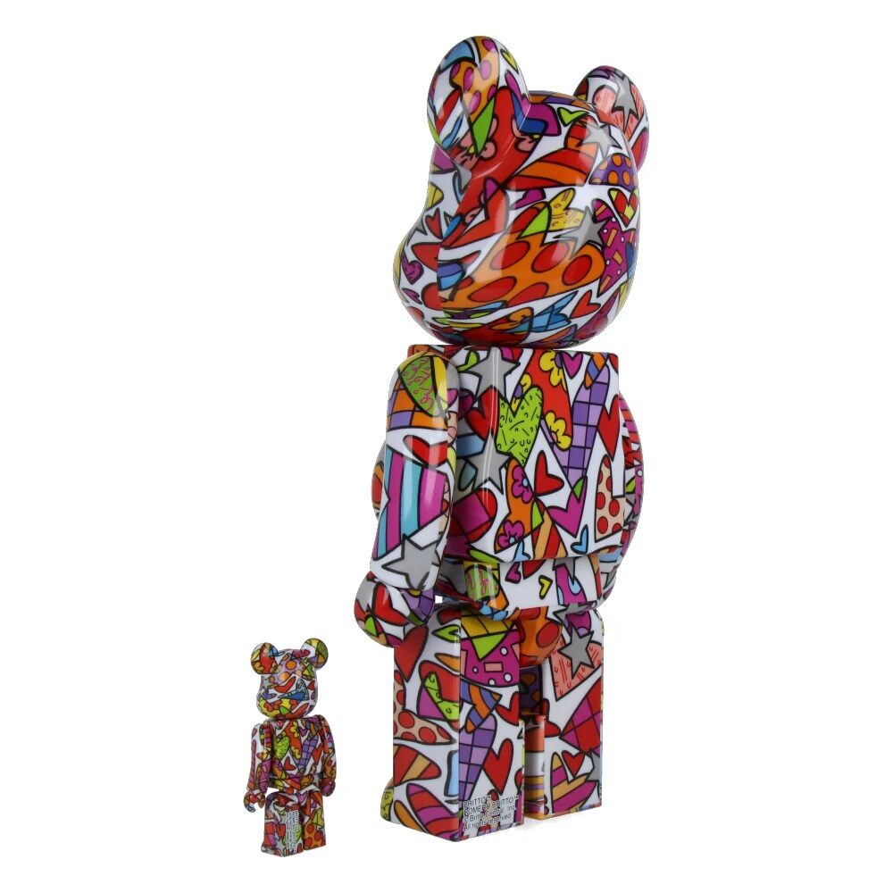 Romero Britto Heart 400% + 100% by BE@RBRICK, 2024 (view 3)