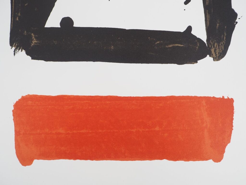 Lithographie N°40 by Pierre Soulages, 1978 (view 5)