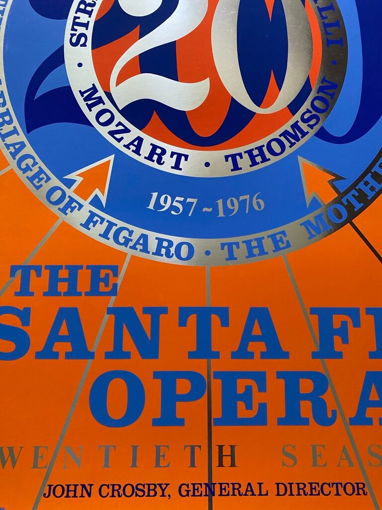 The Santa Fe Opera de Robert Indiana, 1976 (vue 3)