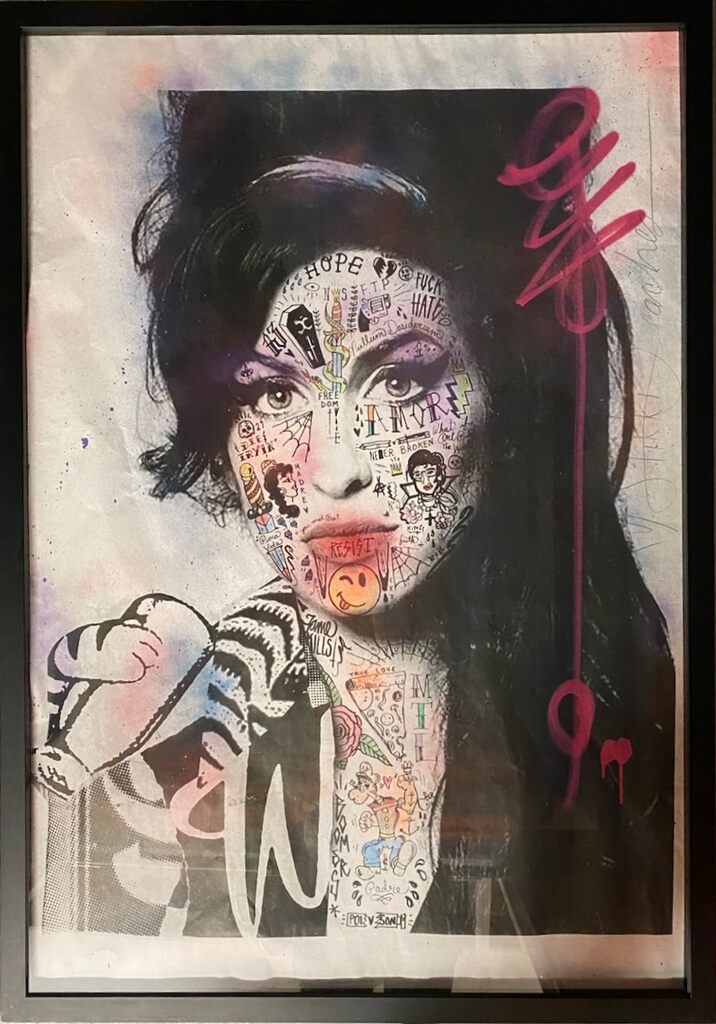 Amy Winehouse by Stikki Peaches, 2018