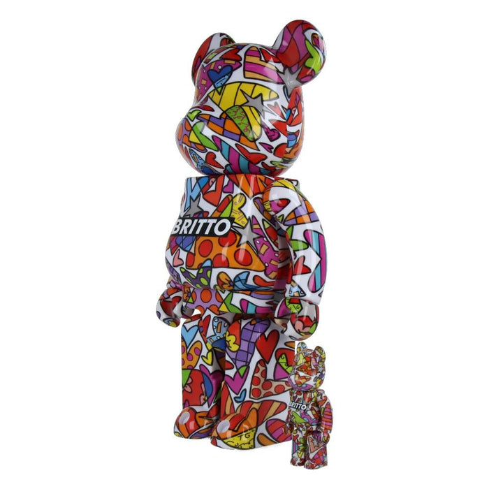 Romero Britto Heart 400% + 100% de BE@RBRICK, 2024 (vue 2)