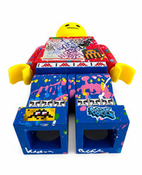 Lego hommage à Banksy de Koen Betjes, 1992 (vue 3)