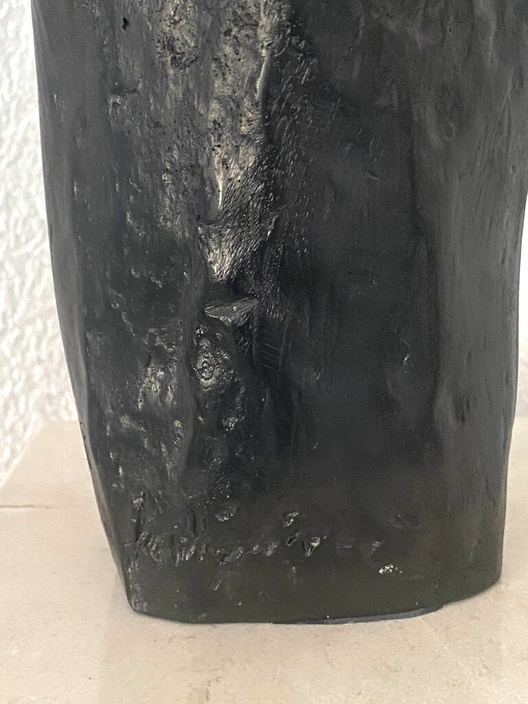 Tête de jeune fille à la frange d'Amedeo Modigliani, vers 1990 (vue 4)