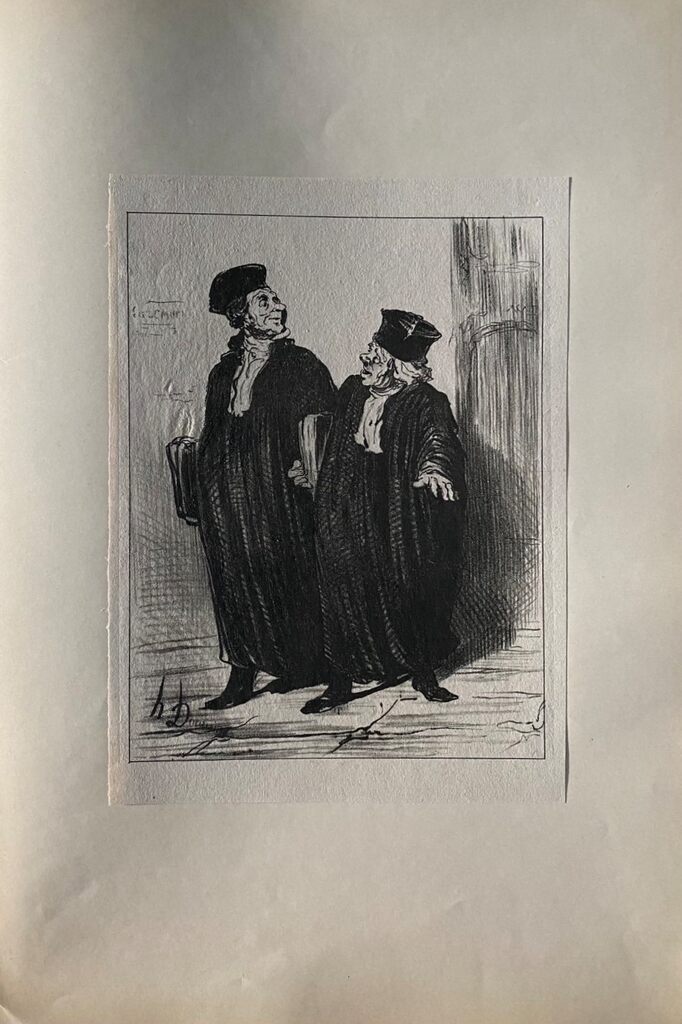 Court Scene de Honoré Daumier, 1918 (vue 2)