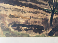 Paysage d'hiver, route de lange à Annet sur la marne (1934) d'André Dunoyer de Segonzac, 1967 (vue 2)