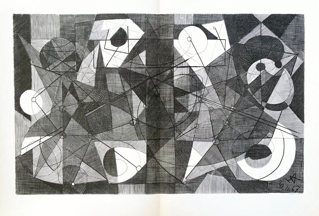 Composition by Henri Georges Adam, 1949