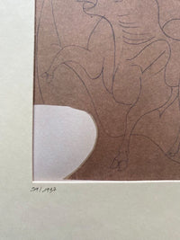Guernica Study by Pablo Picasso, 1990 (view 2)