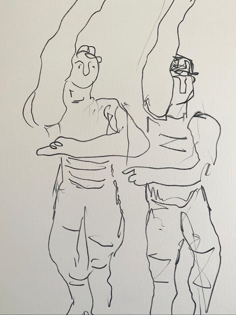 Les athlètes by Fernand Léger, 1960 (view 3)