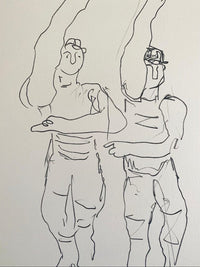 Les athlètes by Fernand Léger, 1960 (view 3)