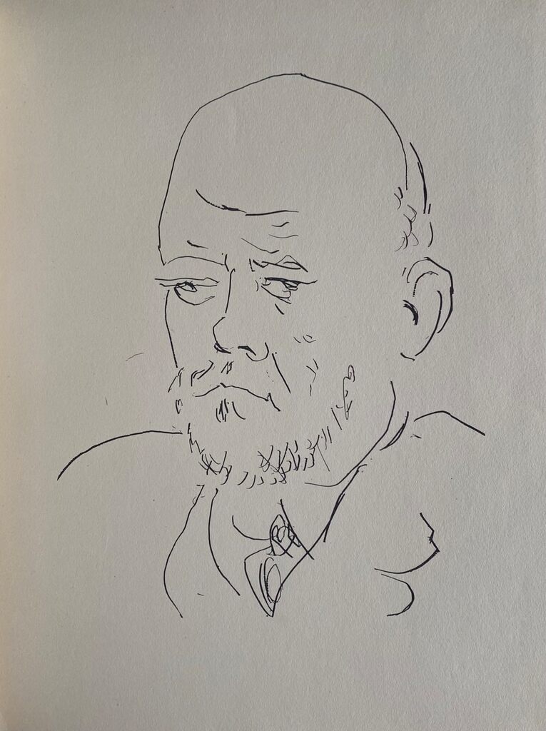 Portrait de Vollard III by Pablo Picasso, 1956