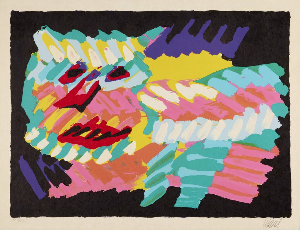 Pink Cat de Karel Appel, 1978
