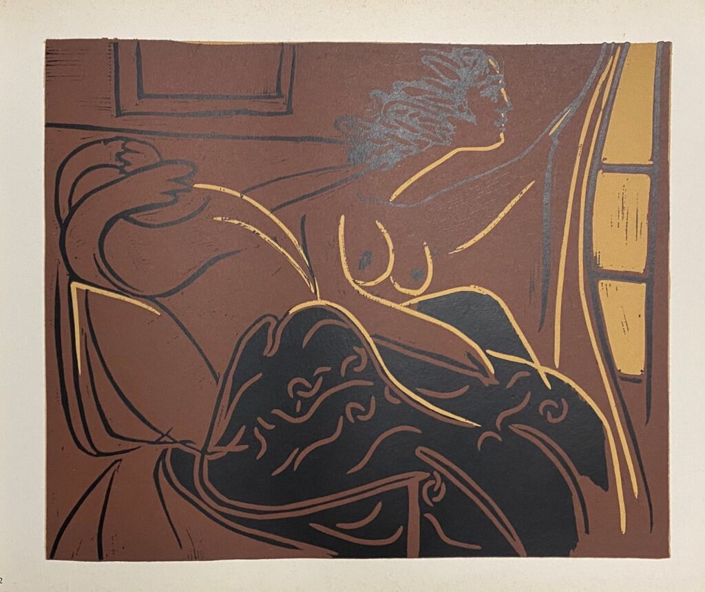 Femme nue à la fenêtre by Pablo Picasso, 1963