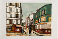 Rue Seveste à Montmartre by Maurice Utrillo, c. 1990