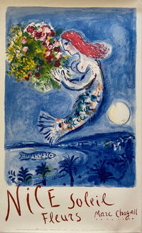 Nice, Soleil, Fleurs de Marc Chagall, 1962
