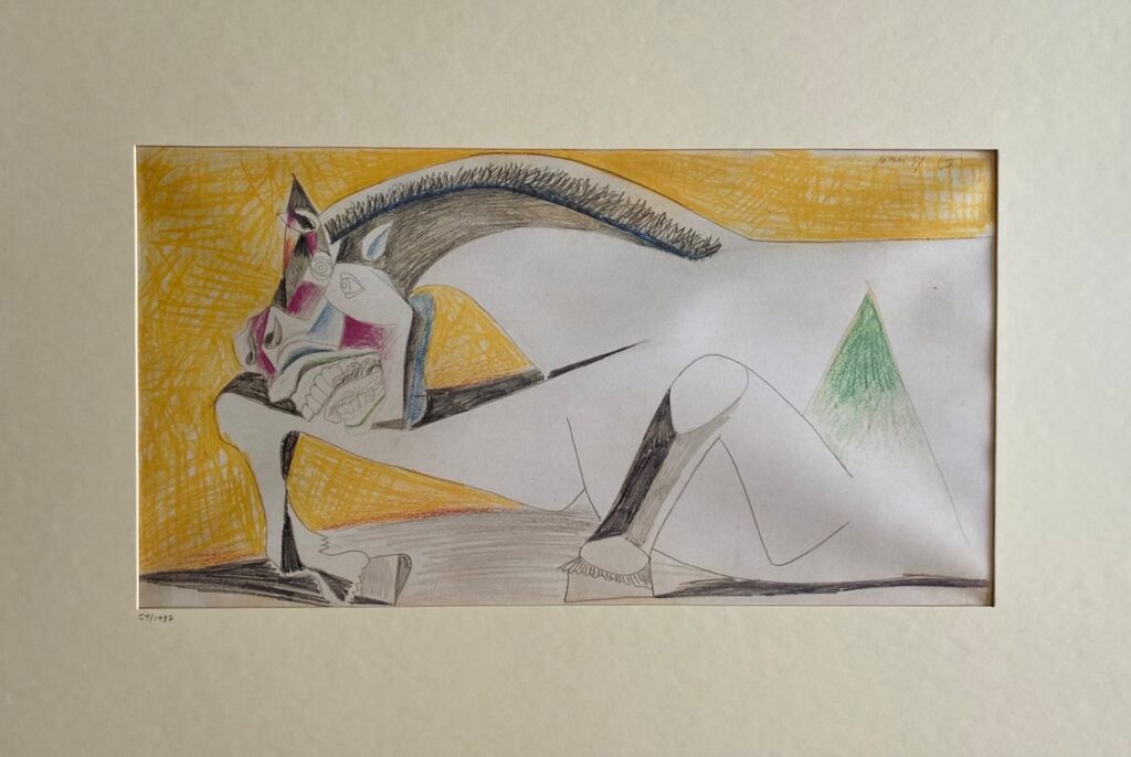 Guernica Study by Pablo Picasso, 1990