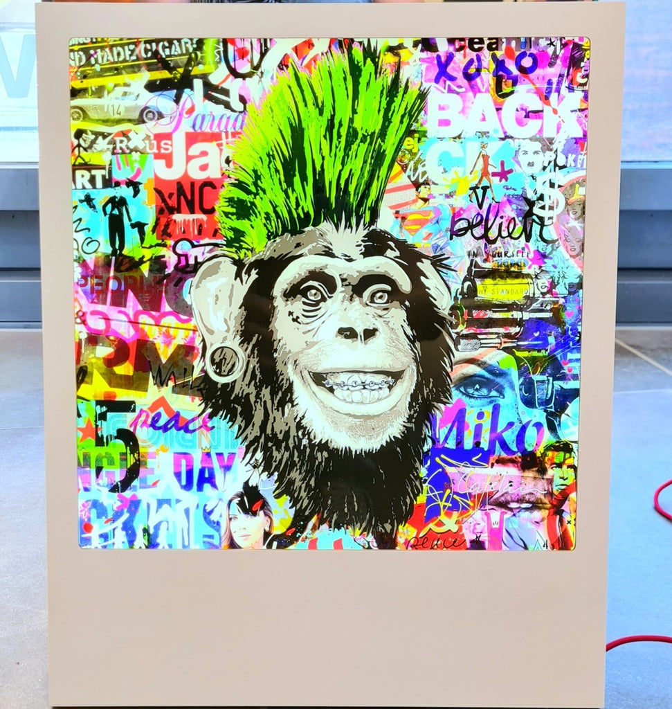 Crazy Green Monkey de Christophe Catelain, 2019 (vue 2)