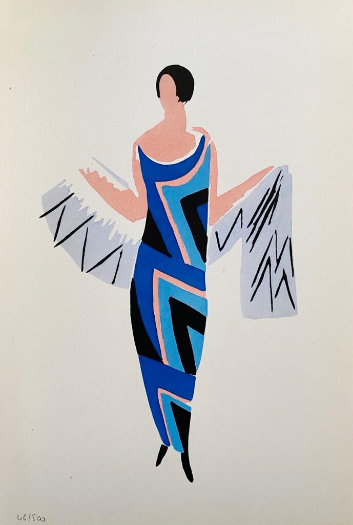 Tableaux vivants 13 by Sonia Delaunay, 1969