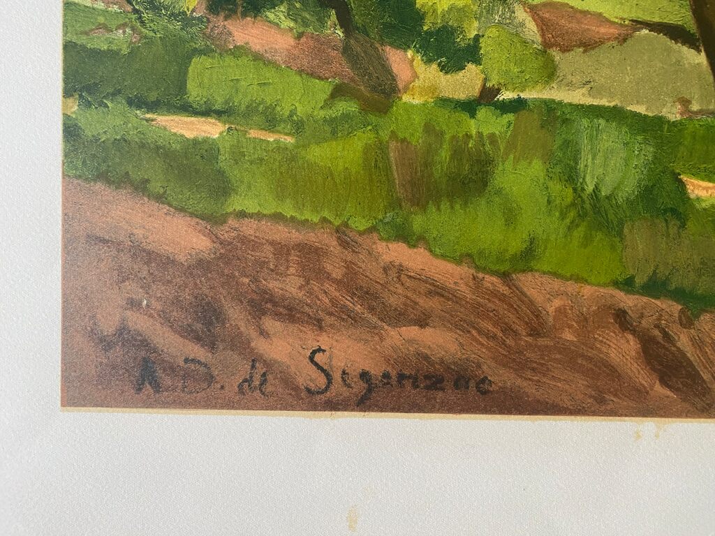 Paysage à la route (Périgny 1912-1913) by André Dunoyer de Segonzac, 1967 (view 2)