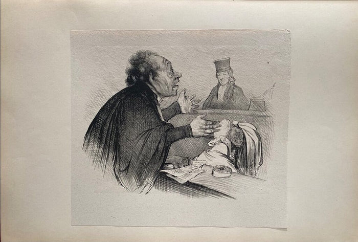 Court Scene de Honoré Daumier, 1918 (vue 2)