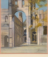 L'Abbaye de Jumièges de Camille Hilaire, 1976 (vue 3)