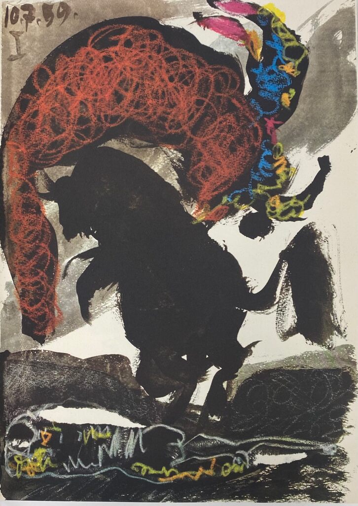 Toros y Toreros I de Pablo Picasso, 1961