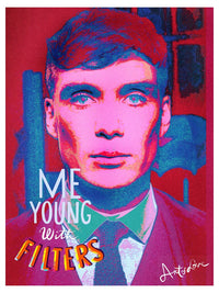 Me Young with Filters (Cillian Murphy) by Pellarose, 2024