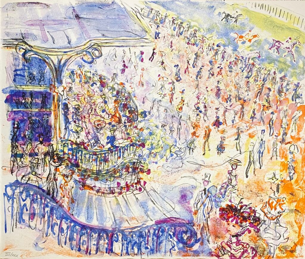 Course hippique by Constantin Andreevitch Terechkovitch, 1962