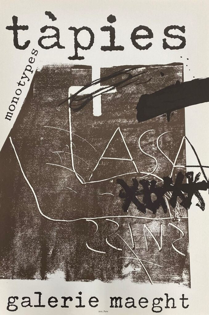 Monotypes by Antoni Tàpies, 1974
