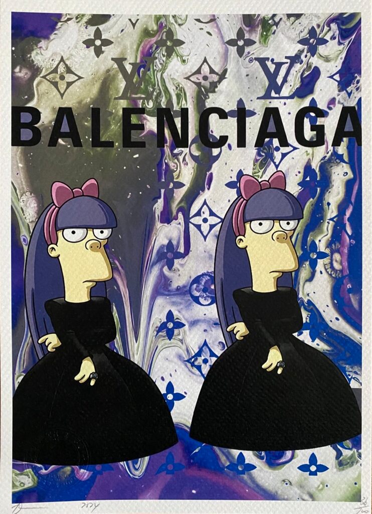 Simpsons in Balenciaga by Death NYC, 2024