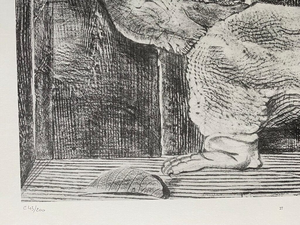 In the Stable of the Sphinx (Dans l'écurie du sphinx) by Max Ernst, 1972 (view 2)
