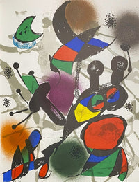 Lithographie originale II de Joan Miró, 1977