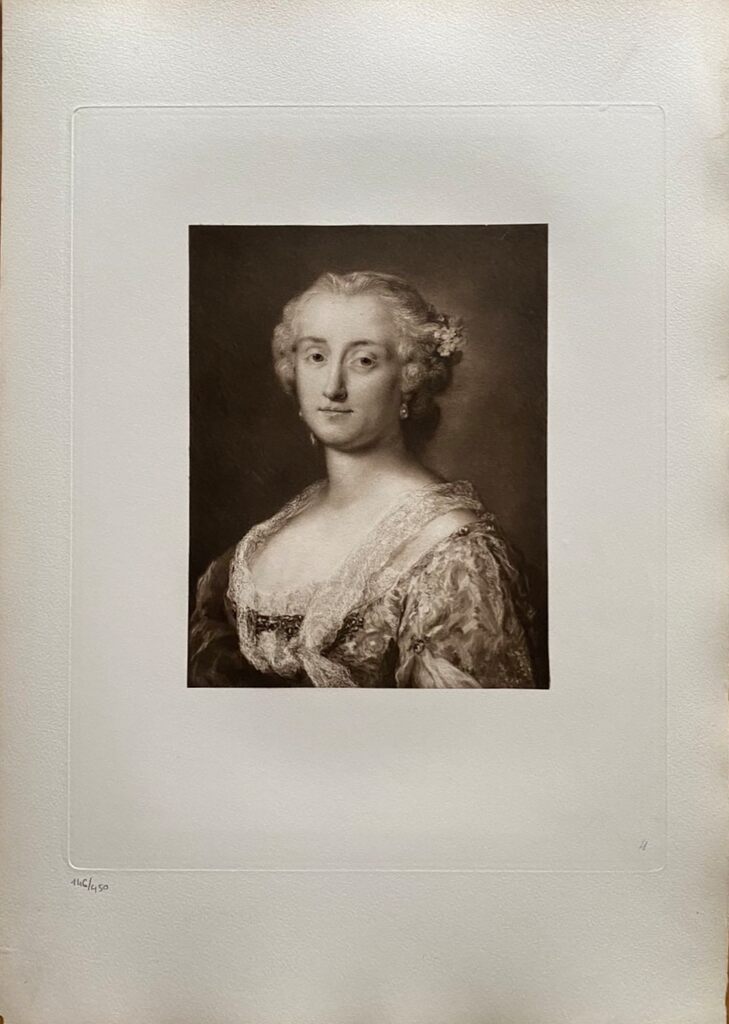 Portrait de la Comtesse Miari by Rosalba Carriera, 1908