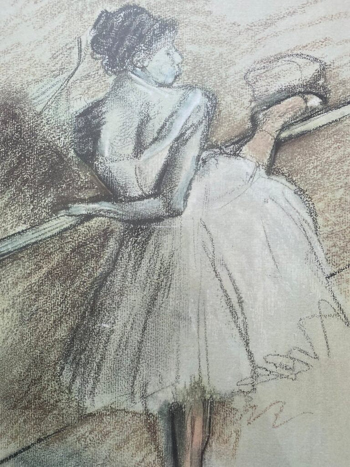 Danseuse à la barre d'Edgar Degas, vers 1960 (vue 2)