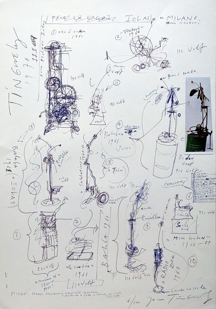 Expo 70 - Galerie Iolas Milano by Jean Tinguely, 1970