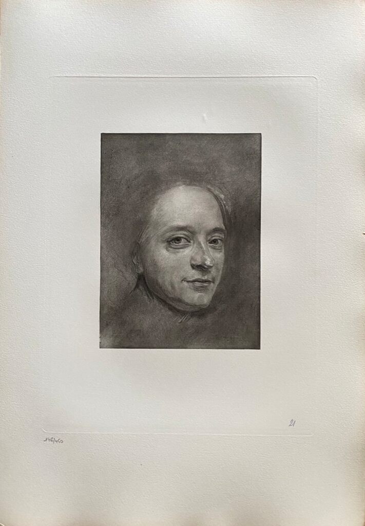 Masque de La Tour by Maurice-Quentin de La Tour, 1908