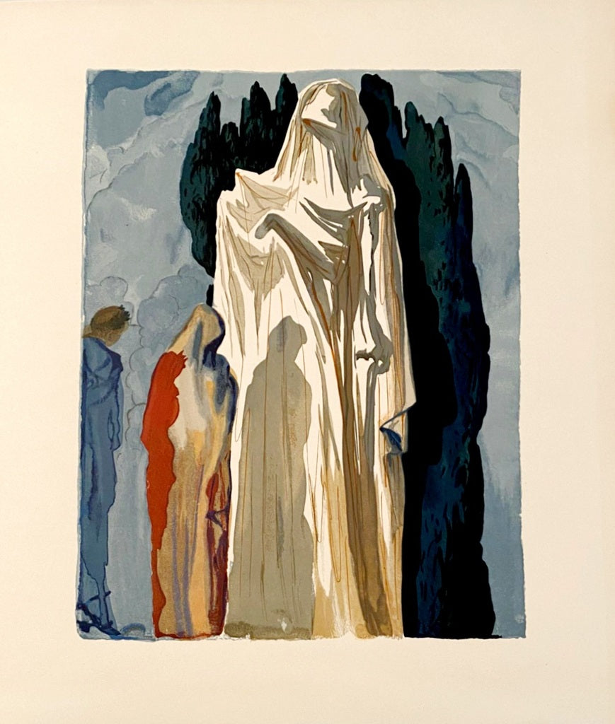 La Divine Comédie - Enfer 10 - Les Hérétiques by Salvador Dalí, 1963