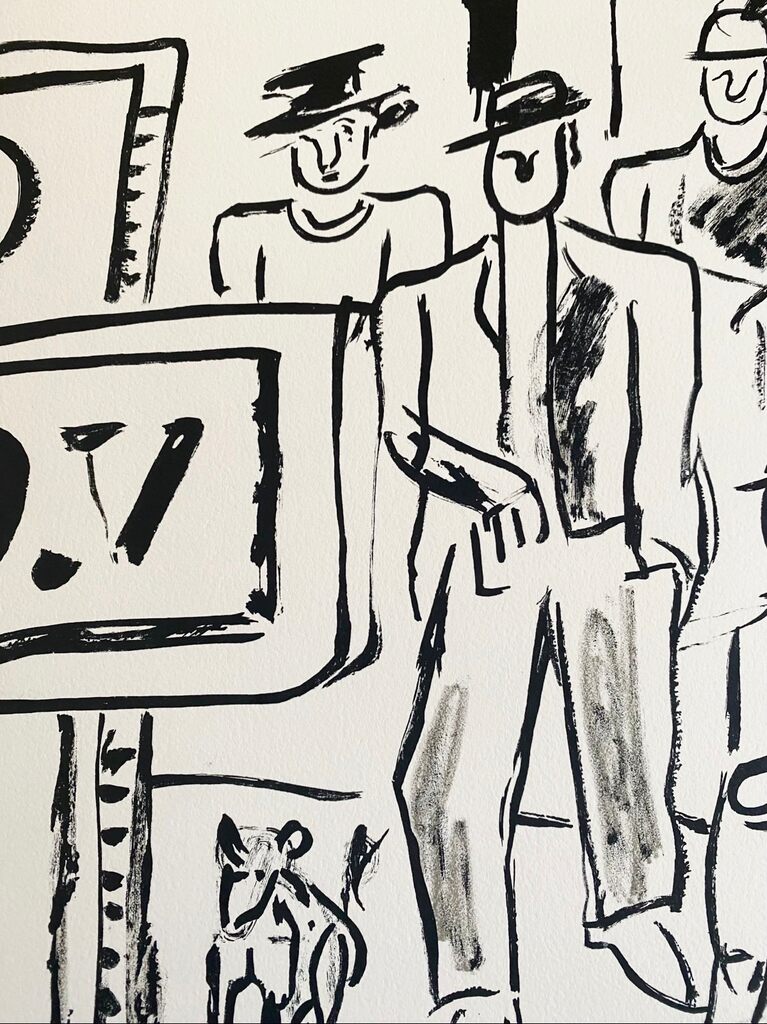 Sur le quai de Fernand Léger, 1960 (vue 2)