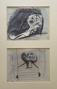 Guernica Study by Pablo Picasso, 1990