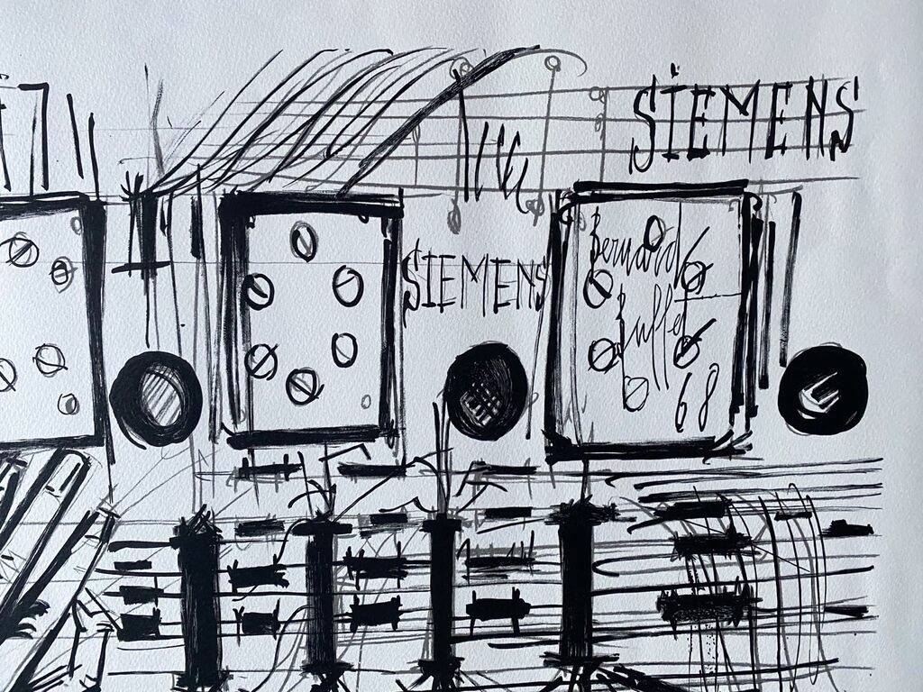 Electronic Circuits, Siemens de Bernard Buffet, 1968 (vue 3)