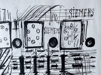 Electronic Circuits, Siemens de Bernard Buffet, 1968 (vue 3)