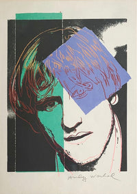 Gérard Depardieu by Andy Warhol, 1986 (view 2)