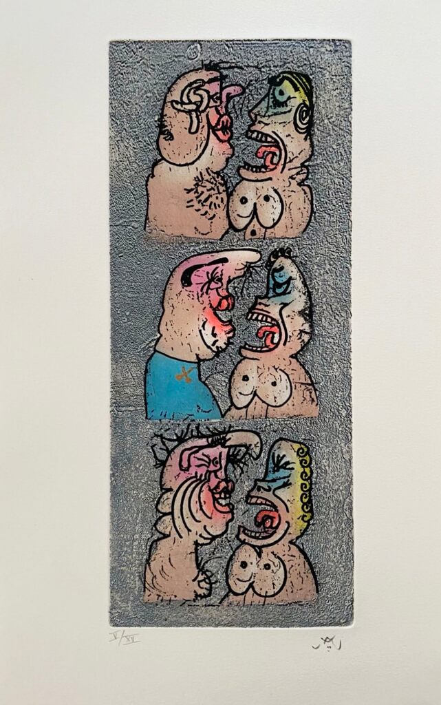 Ubu roi I de Roberto Matta, 1982