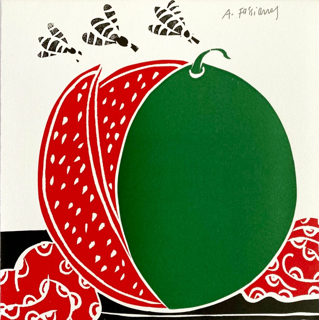 Pastèque by Alekos Fassianos, 1979